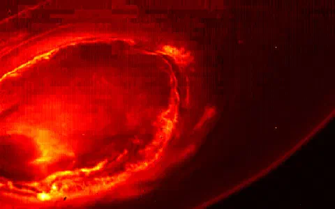 Juno View of Jupiter Southern Lights